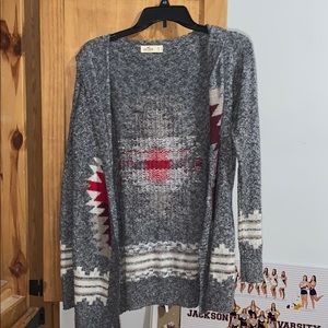 Hollister soft sweater with Aztec design